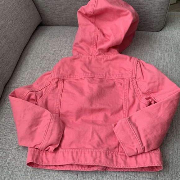 New Gap Jeans Hoodie Jacket sz 2 - Picture 4 of 5